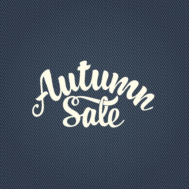 autumn sale poster