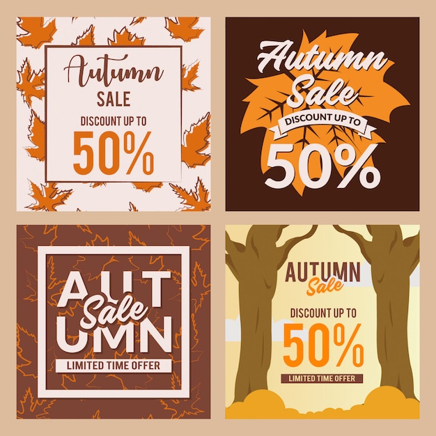 Autumn Sale social media post 