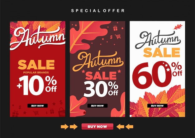 Autumn sale template