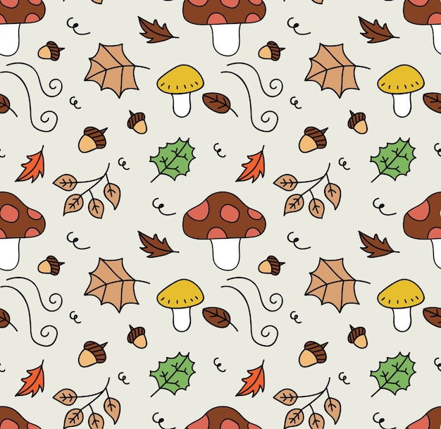 Autumn seamless background