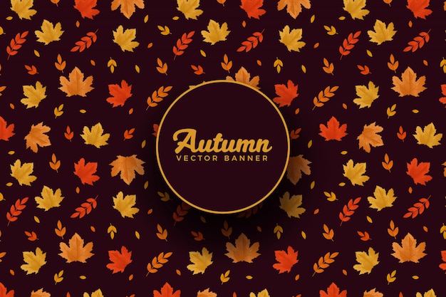 Autumn seamless pattern