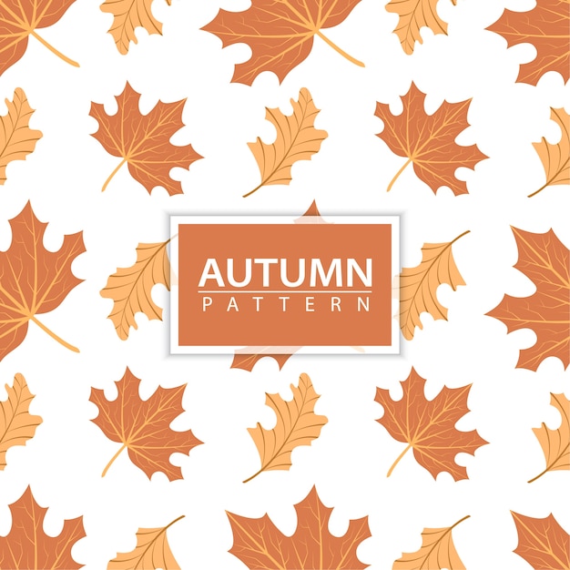 Autumn seamless pattern