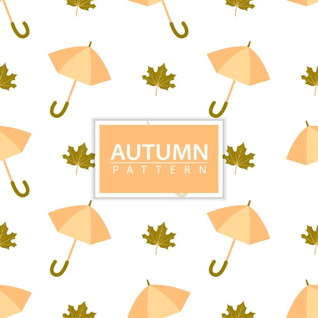 Autumn seamless pattern