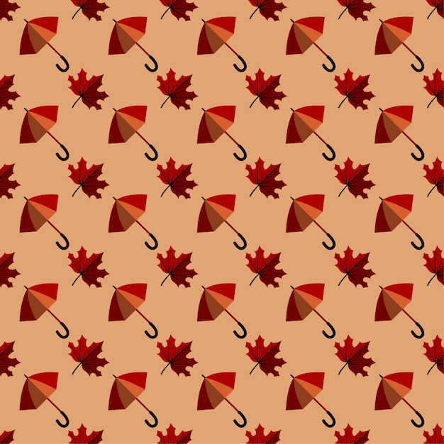 Autumn seamless pattern