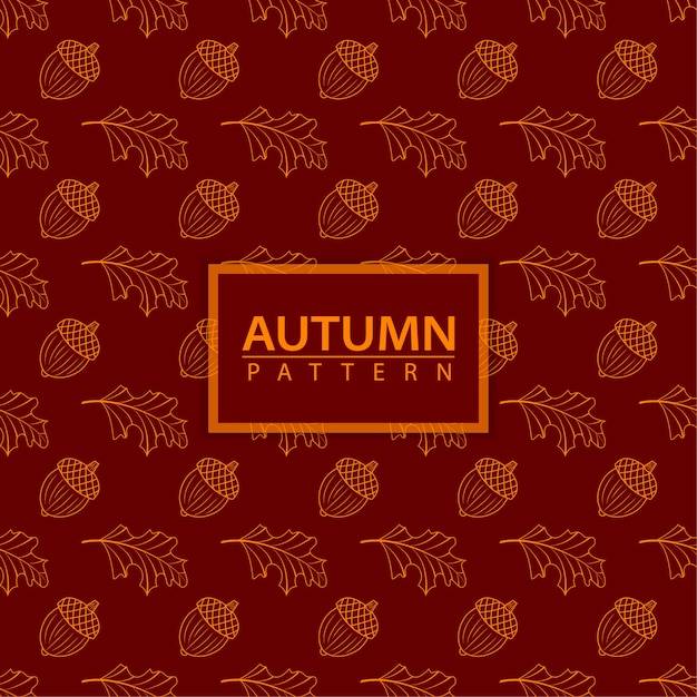 Autumn seamless pattern