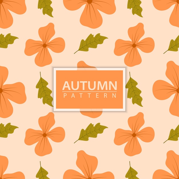 Autumn seamless pattern