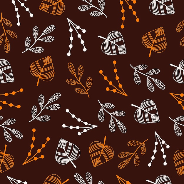 Autumn seamless pattern