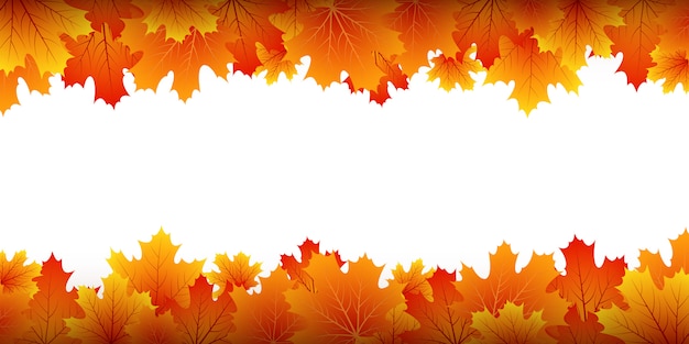 Vector autumn season background