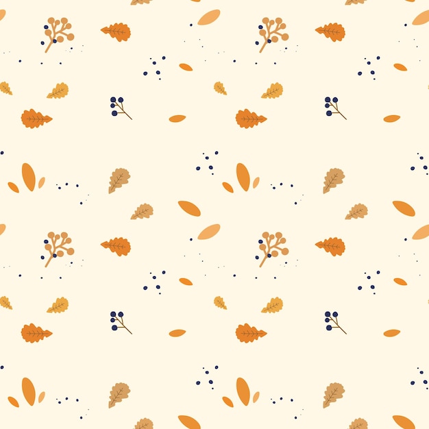 Autumn seasonal vector cozy illustration