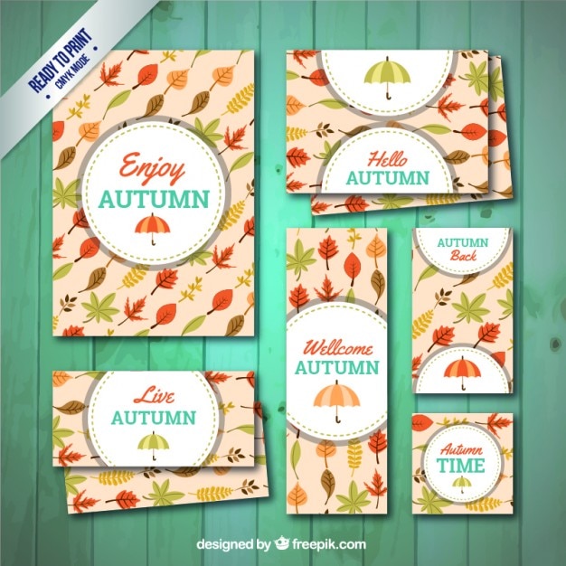 Autumn stationery