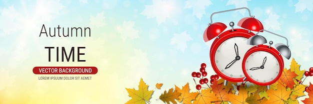 Vector autumn style elegant vector background