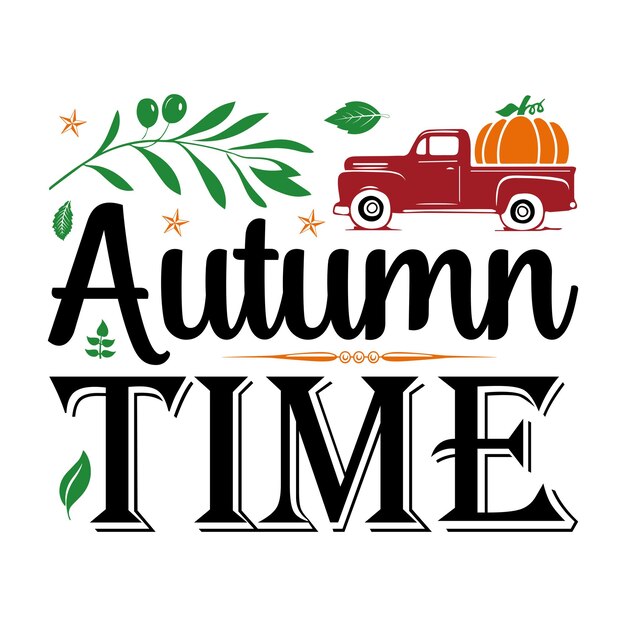 Autumn svg design