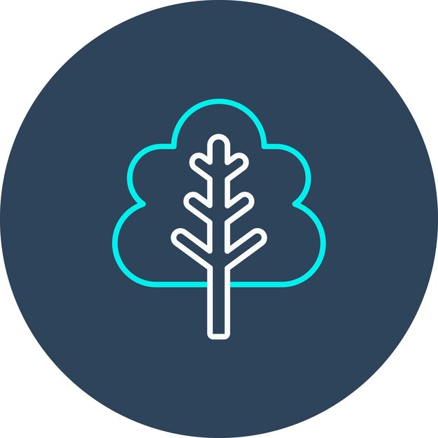 Autumn Tree vector icoon Kan worden gebruikt voor Autumn iconset