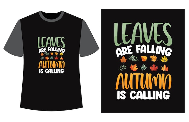 Autumn tshirt design vector illustration fall tshirt Autumn pumpkin tshirt