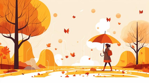 Autumn vector background