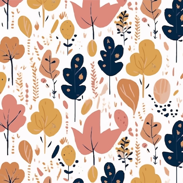 Autumnal Forest Pattern