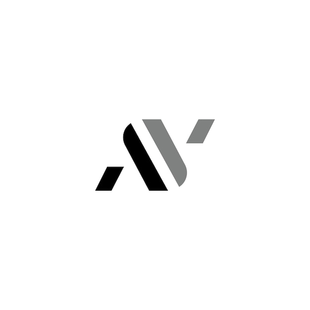 AV Letter Logo-ontwerp