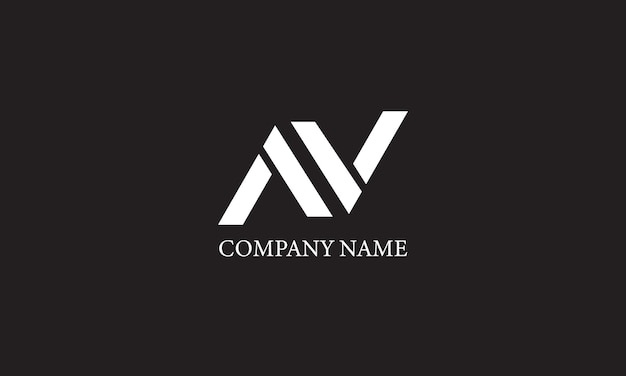 AV Monogram Logo Design . Company Logo Design .