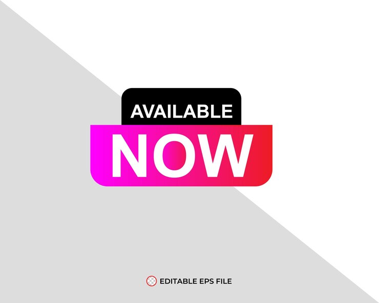 Available now button for promotion