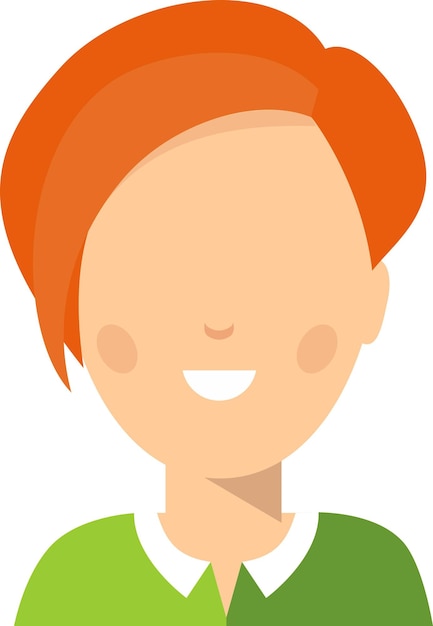 Аватар деловых женщин в красочном плоском стиле Аватар деловых женщин в красочном плоском стиле