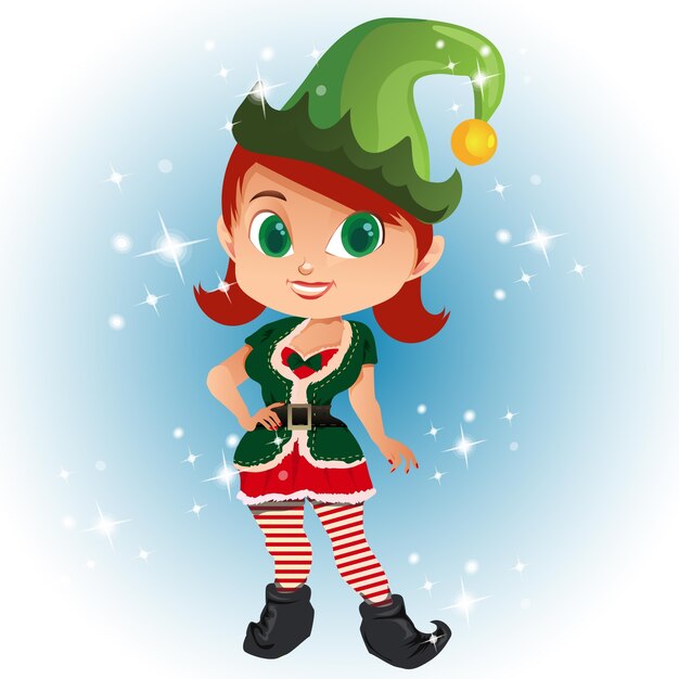 avatar cartoon with elf costume