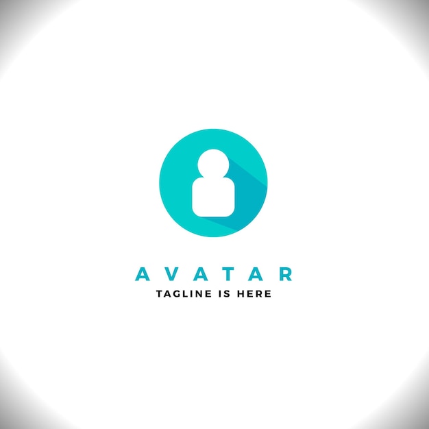 Avatar logo vector icon illustration