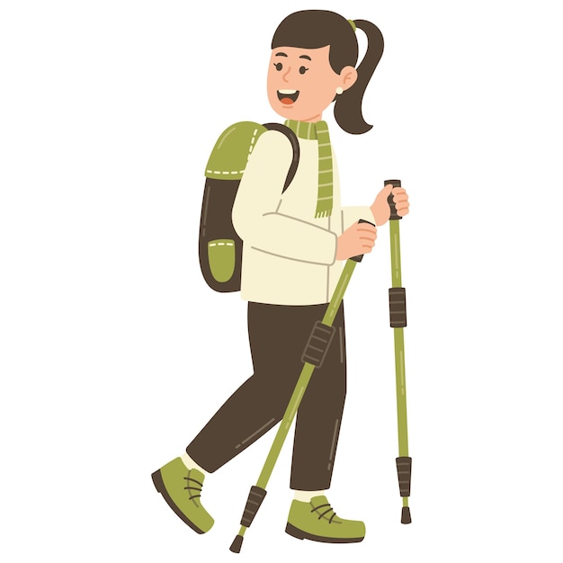 Avatar met camping illustratie