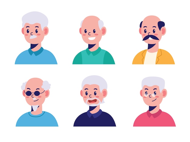 avatar ontwerp oude man