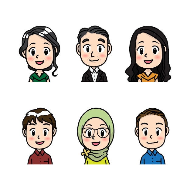 Vector avatar people