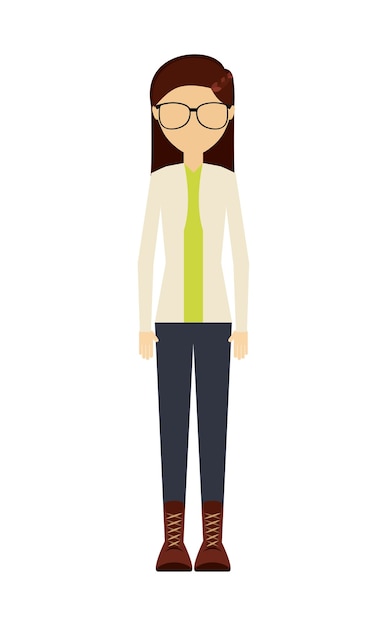 Vector avatar person design