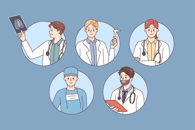 Аватары медицинского персонала в форме