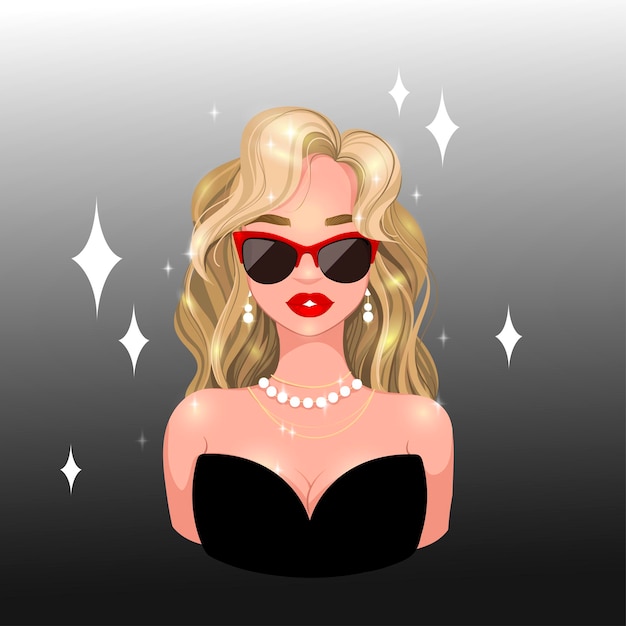 Avatars of people for social networks or profile in the application. Subscriber