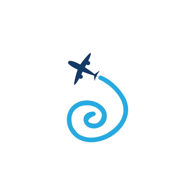 Icona dell'aviazione e modello vettoriale di simbolo