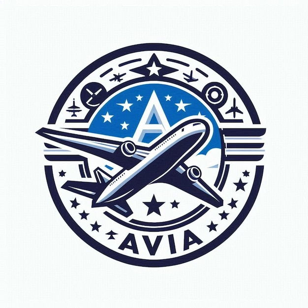 Vector aviation logo vector art icons and graphics