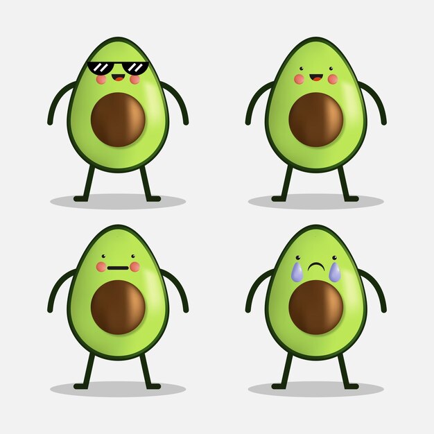 Avocado illustratie