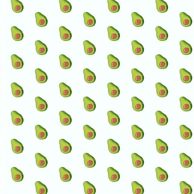 Avocado naadloze patroon