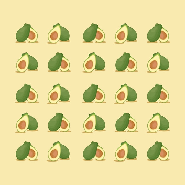 Avocado patroon