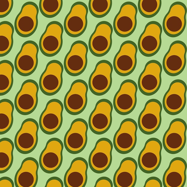 Avocado pattern seamless