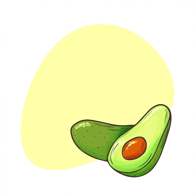 Avocado poster. 