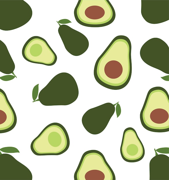 avocado vector background continuous background fruit