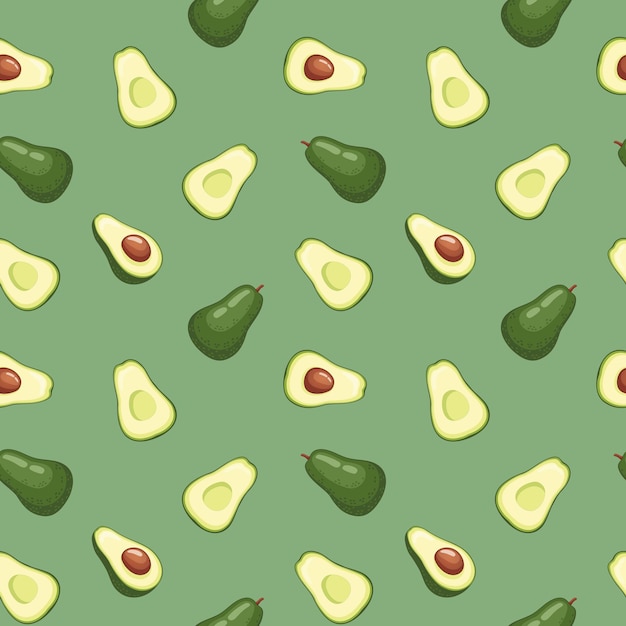 Avocado vector pattern