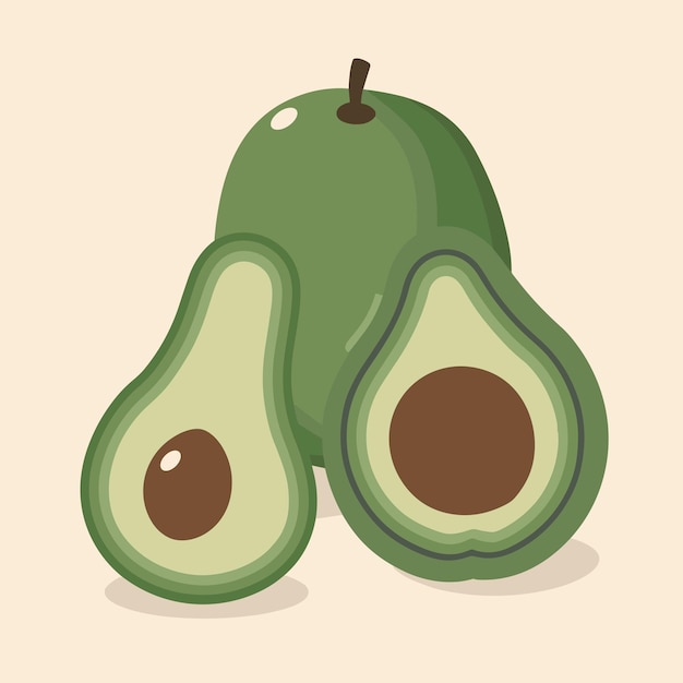 Vector avocado