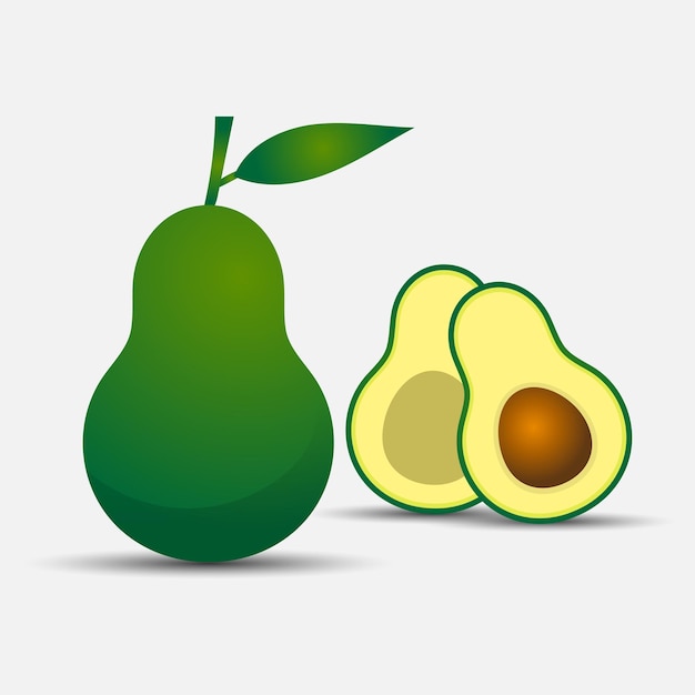 Vector avocado