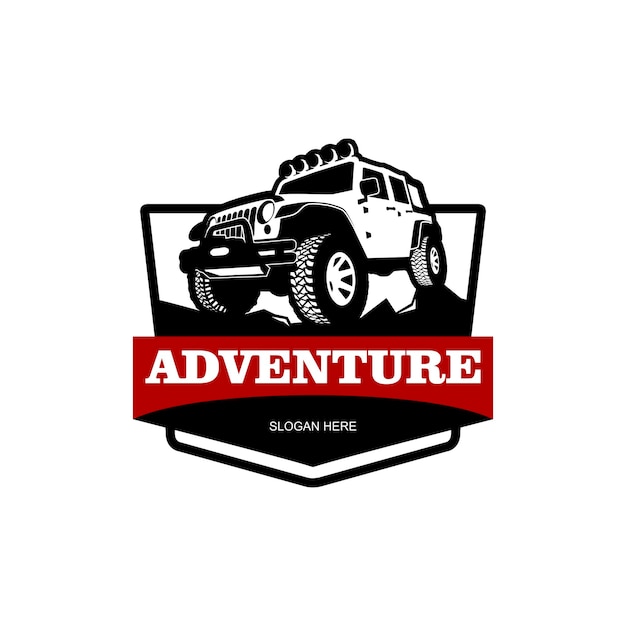 avontuur offroad suv logo-ontwerp