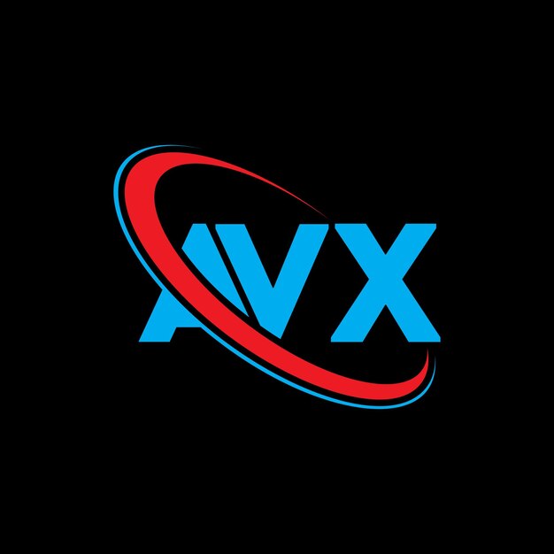 Vector avx logo avx letter avx letter logo design initials avx logo linked with circle and uppercase monogram logo avx typography for technology business and real estate brand