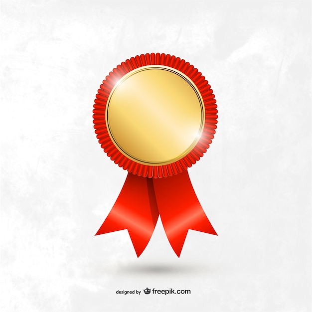 Vector award medal template