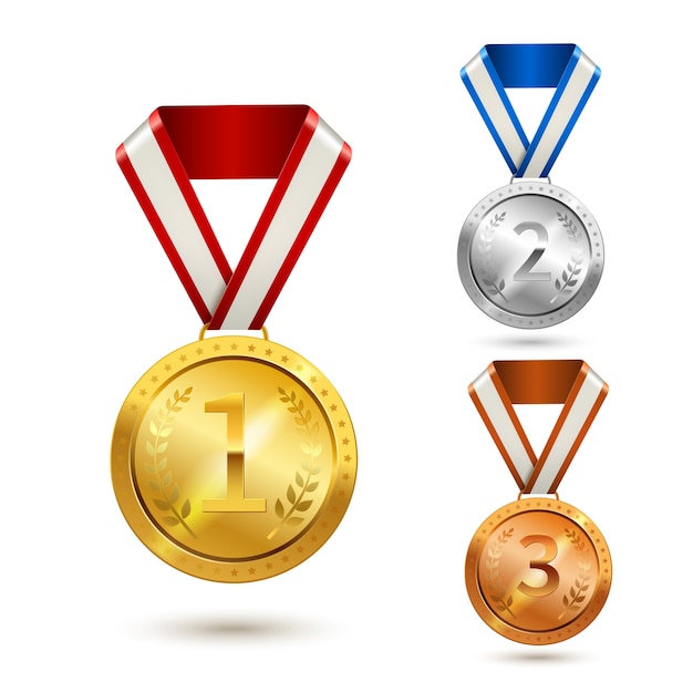 Award medals set