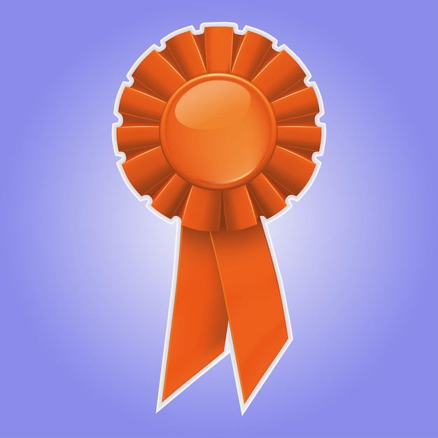 Vector award orange