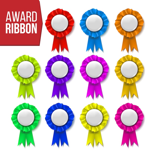 Award ribbon set