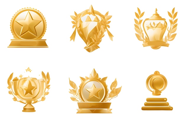 Vector awards icons